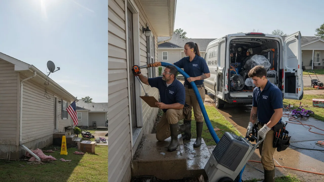 Ceiling Water Damage Restoration in Mebane, NC near me